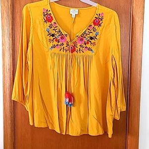 Womens Floral Top XL